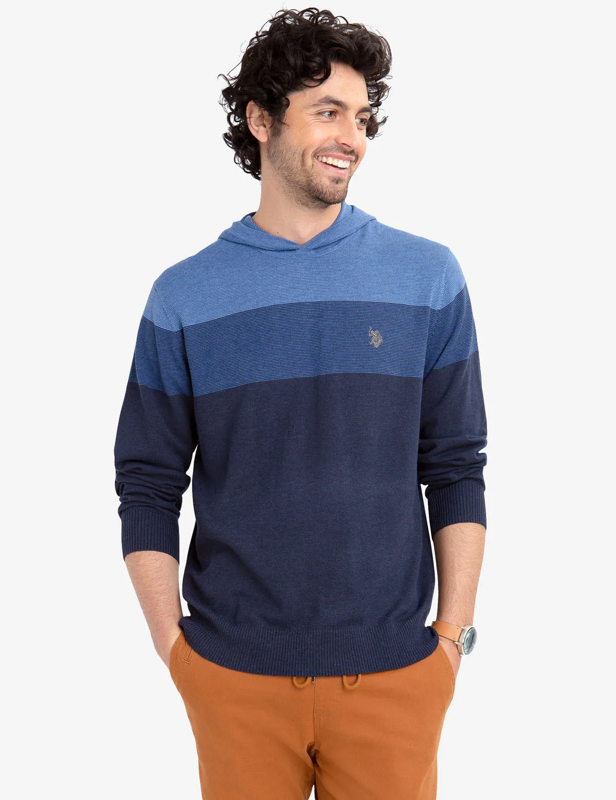 COLORBLOCK PULLOVER HOODIE sold by U.S. Polo Assn.