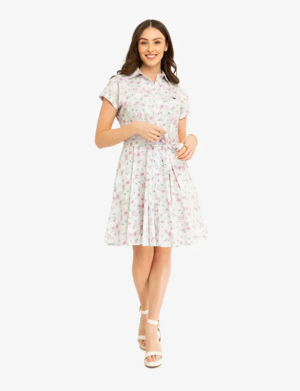 DOLMAN SLEEVE POPLIN DRESS sold by U.S. Polo Assn.