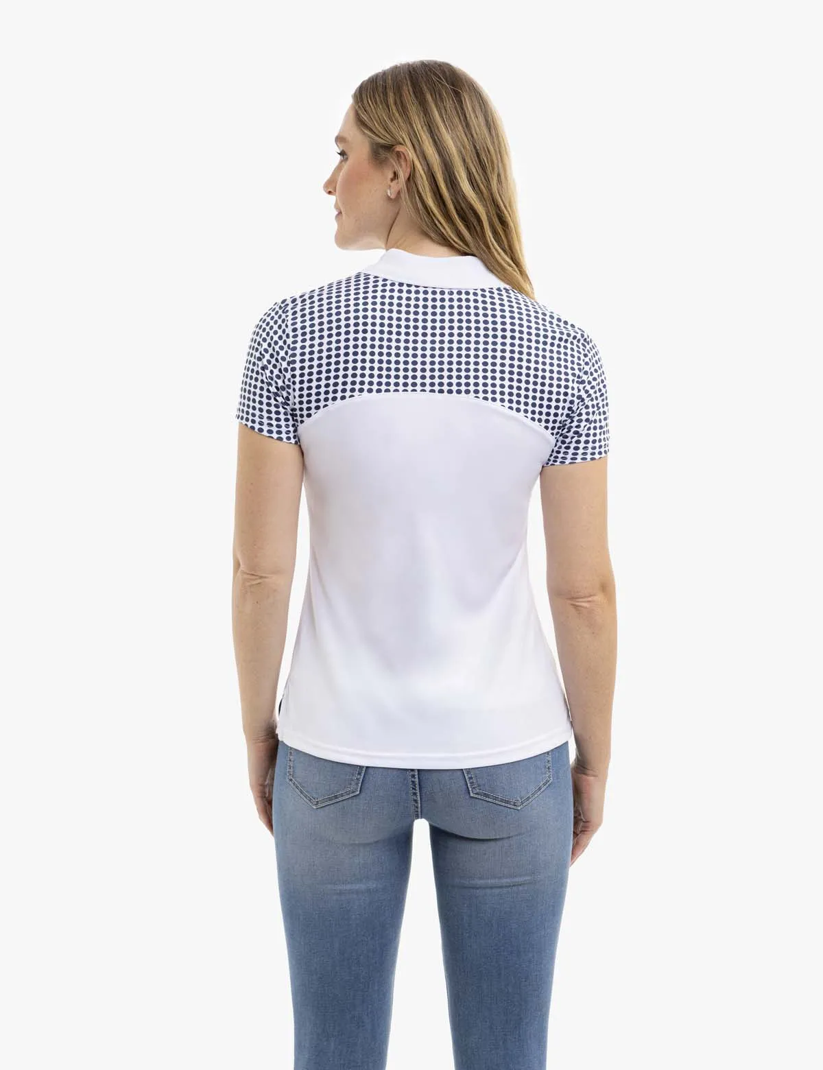 DOT PRINT COLORBLOCK POLO SHIRT sold by U.S. Polo Assn. product image thumbnail 4