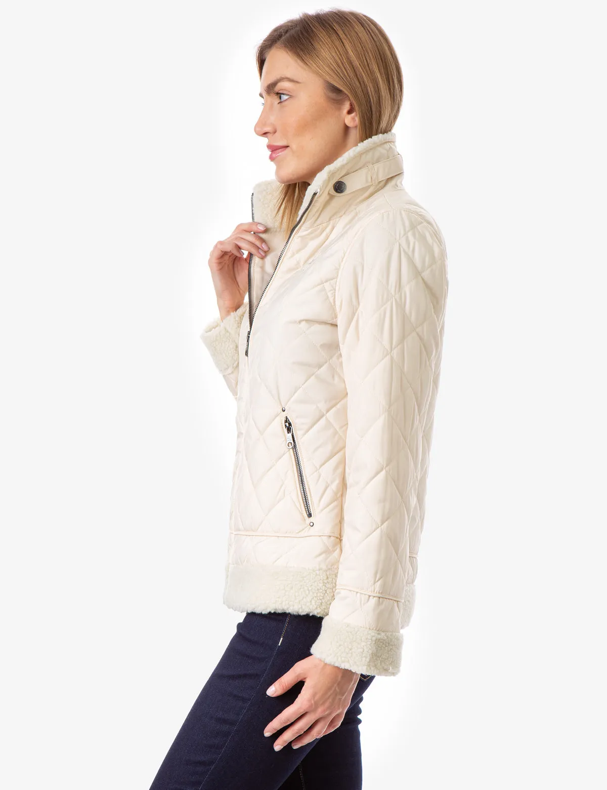 QUILTED MOTO PUFFER JACKET sold by U.S. Polo Assn. product image thumbnail 3