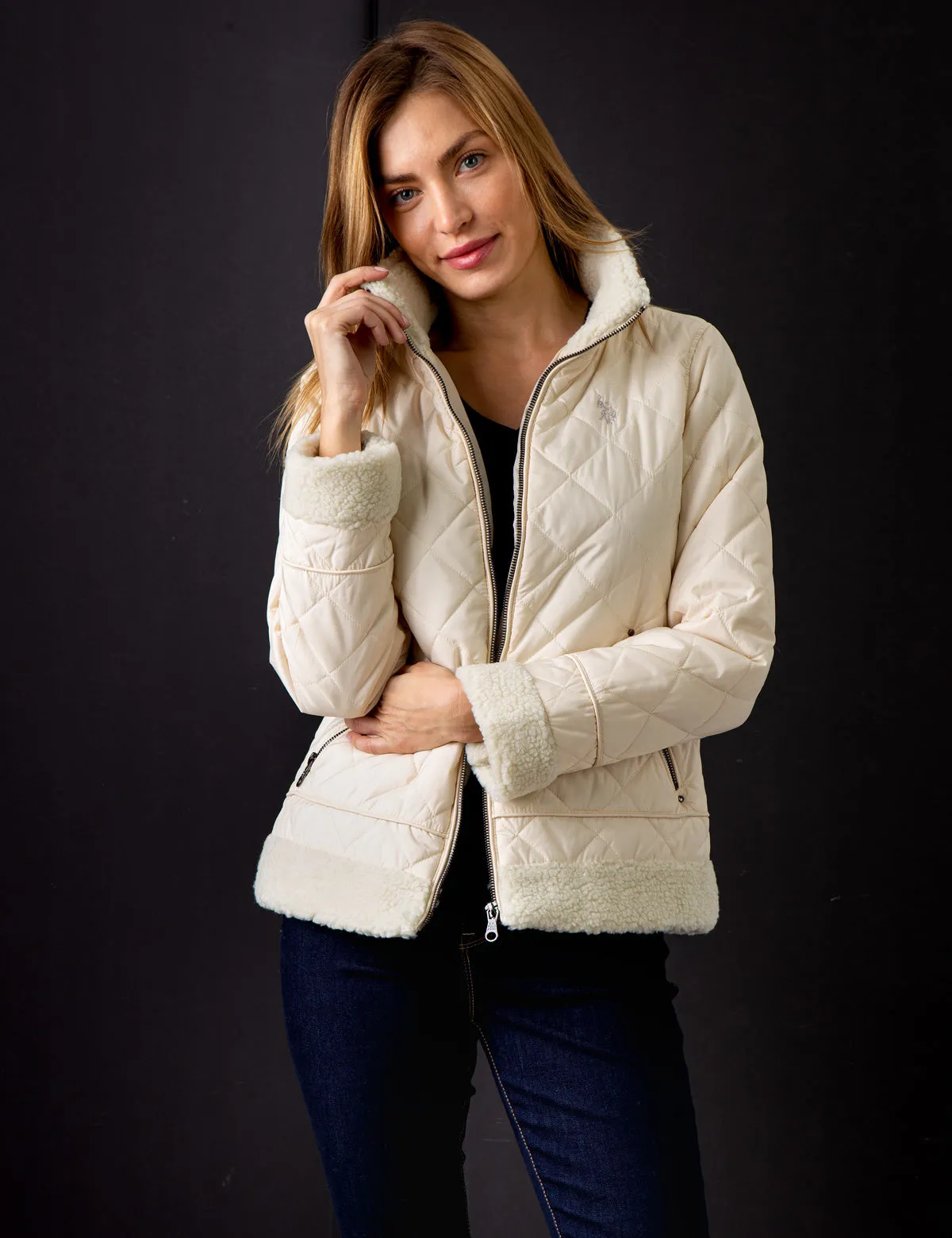 QUILTED MOTO PUFFER JACKET sold by U.S. Polo Assn. product image thumbnail 2