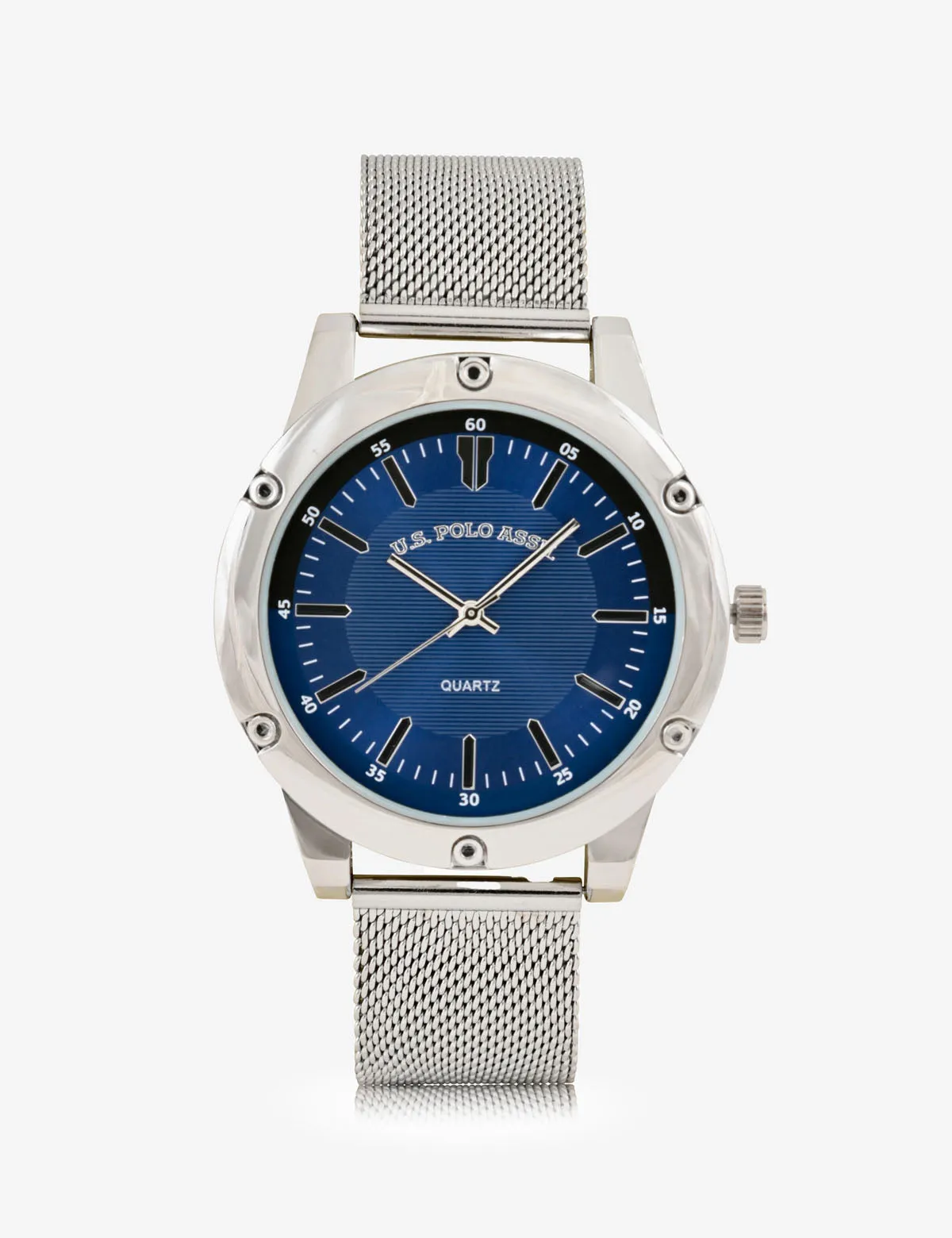 MEN'S MESH BRACELET AND BLUE DIAL ANALOG WATCH sold by U.S. Polo Assn. product image thumbnail 2