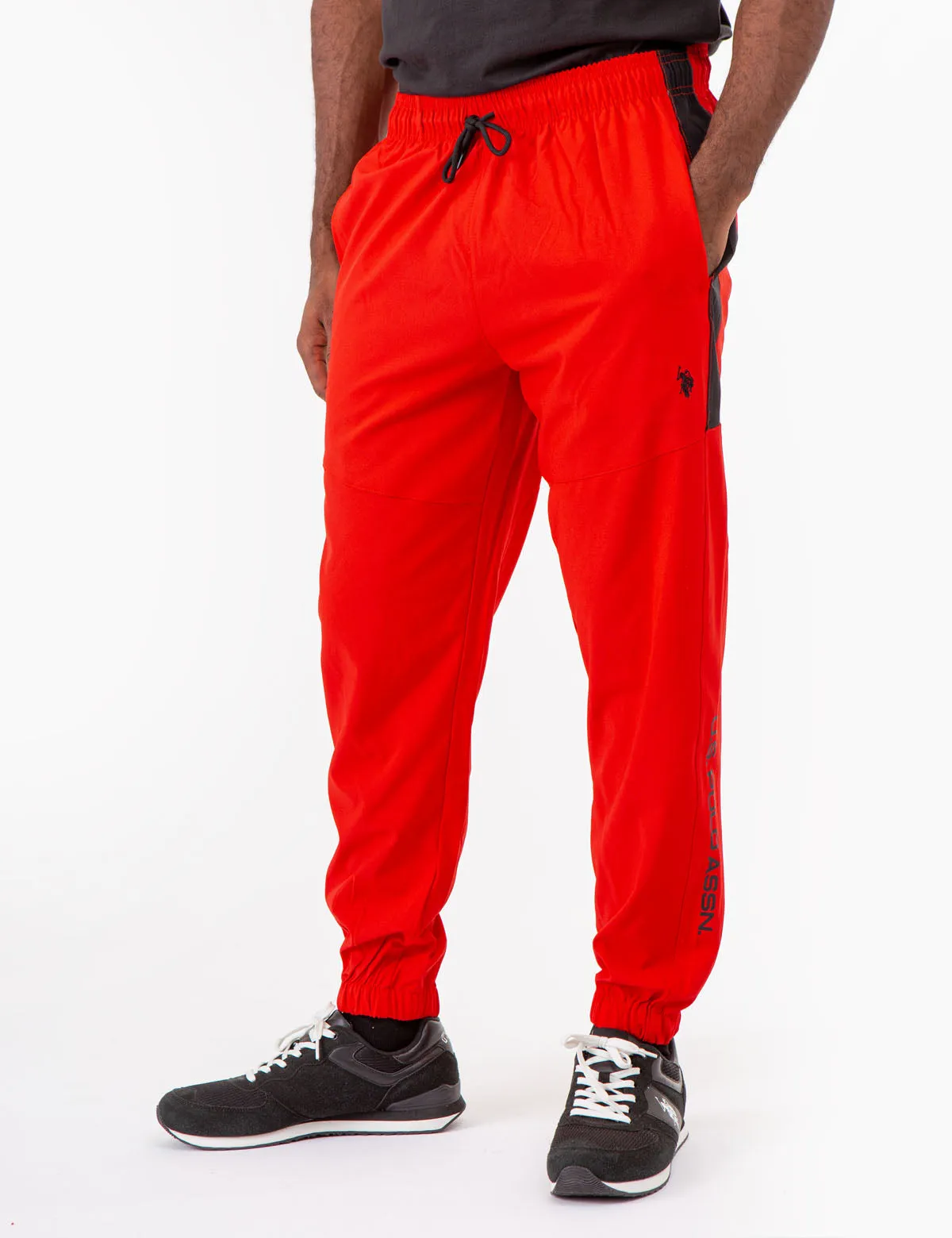 STRETCH WOVEN SIDE STRIPE JOGGER sold by U.S. Polo Assn. product image thumbnail 3