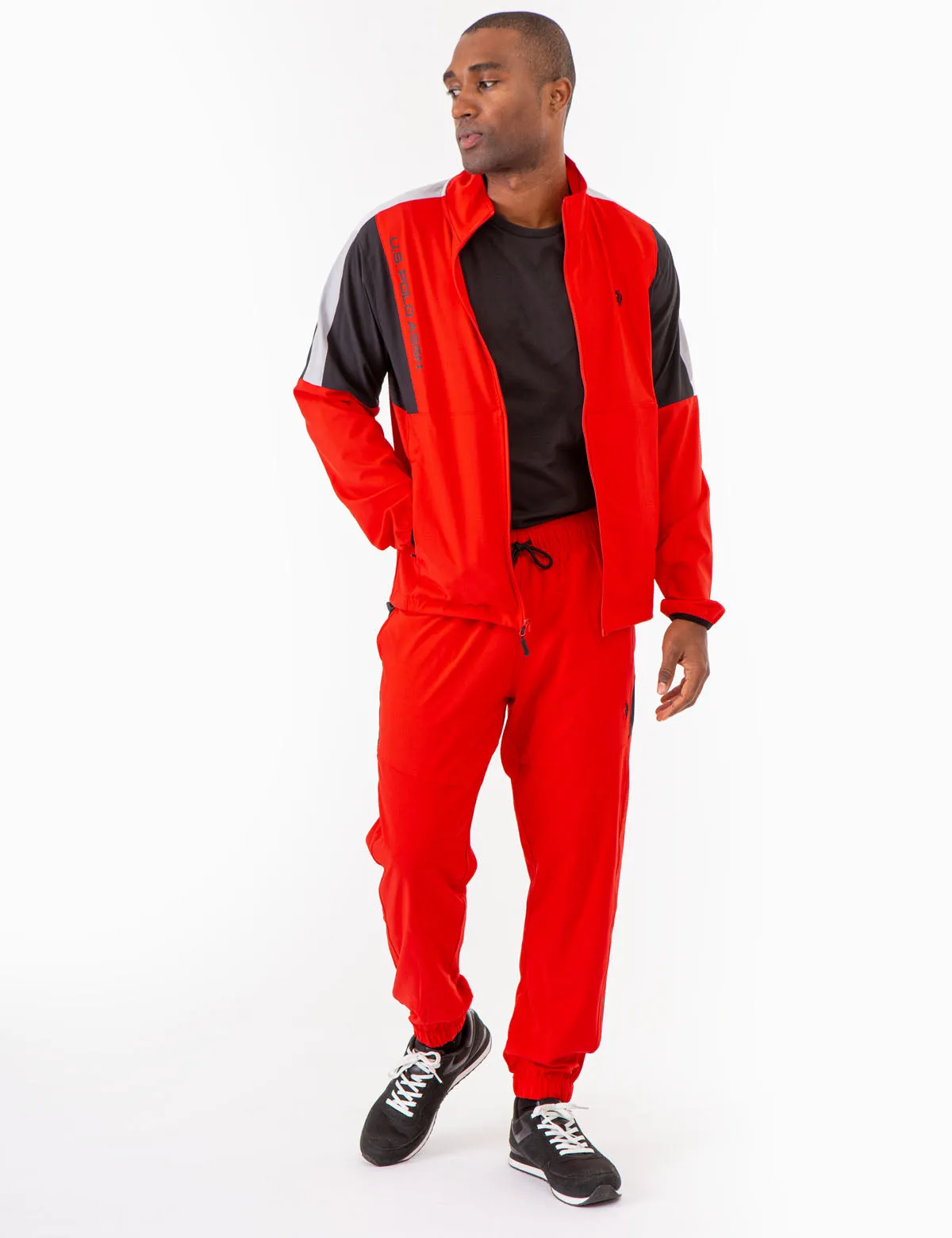 STRETCH WOVEN SIDE STRIPE JOGGER sold by U.S. Polo Assn. product image thumbnail 2