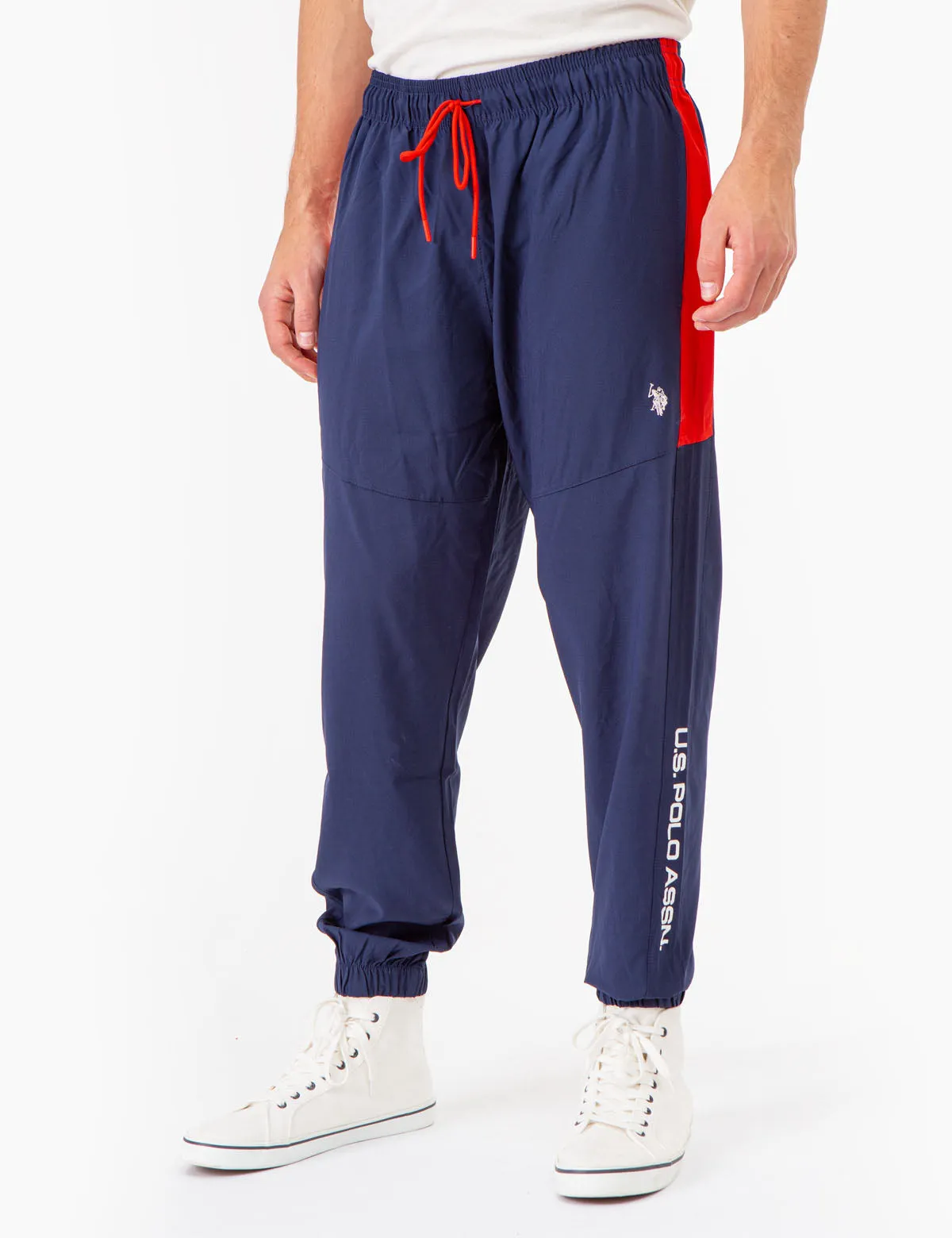 STRETCH WOVEN SIDE STRIPE JOGGER sold by U.S. Polo Assn. product image thumbnail 5