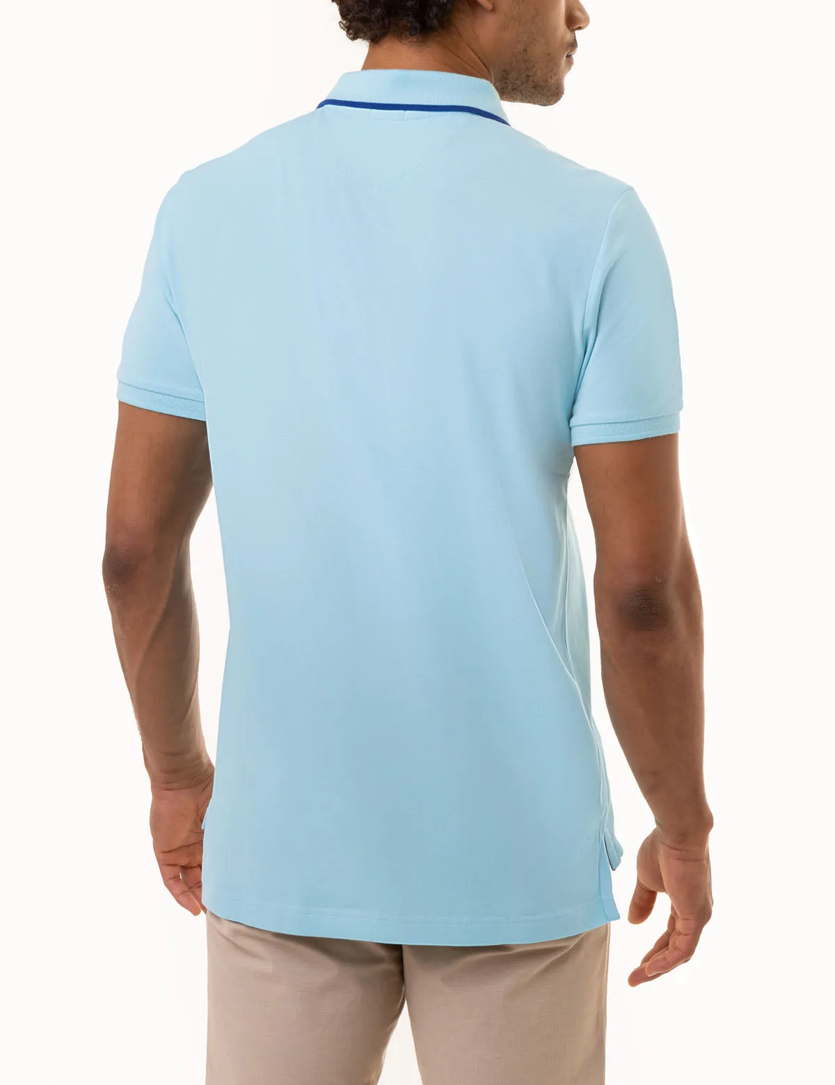 SLIM FIT STRETCH PIQUE SOLID POLO SHIRT sold by U.S. Polo Assn. product image thumbnail 2