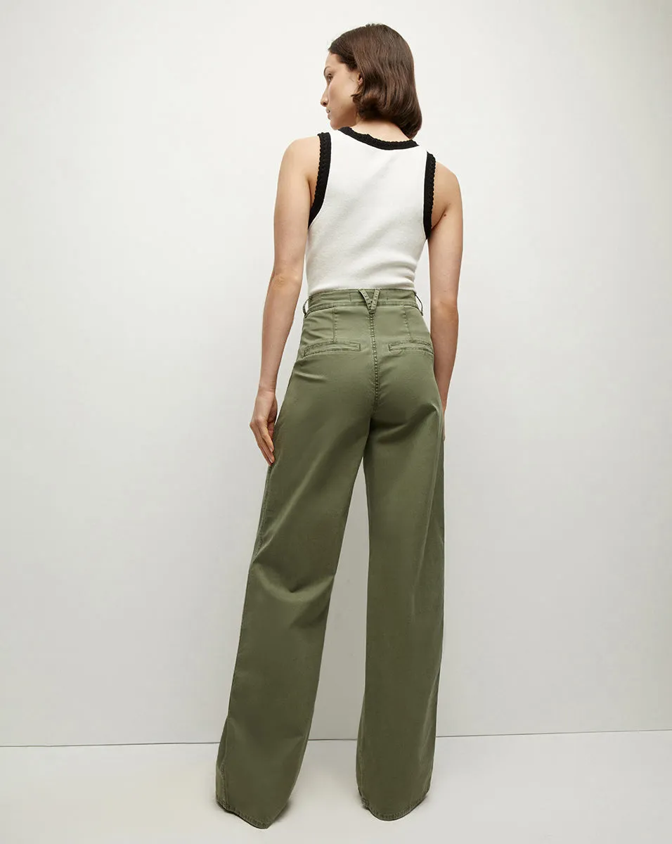 Mia Wide-Leg Pleated Pant sold by Ulla Johnson product image thumbnail 3