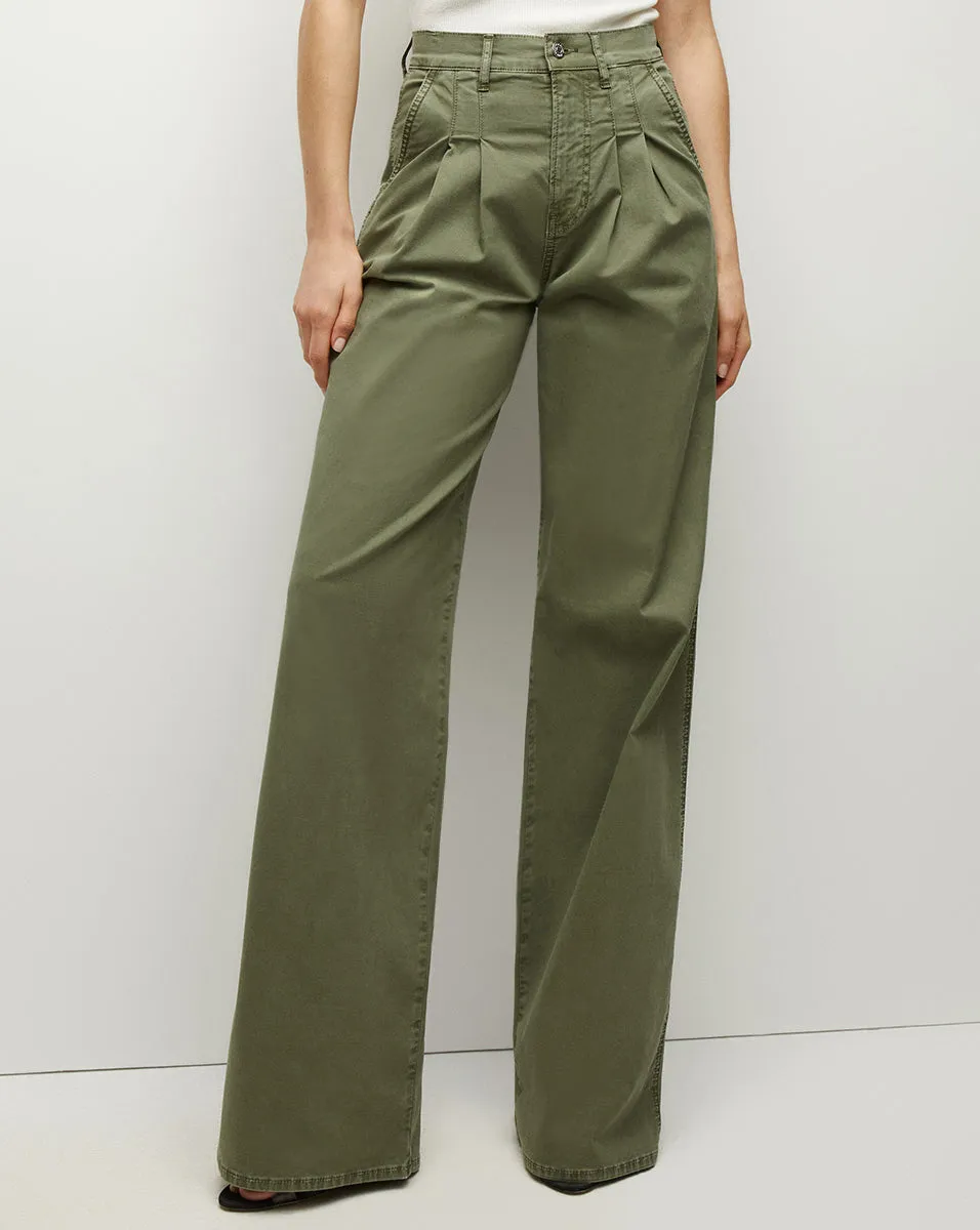 Mia Wide-Leg Pleated Pant sold by Ulla Johnson product image thumbnail 2