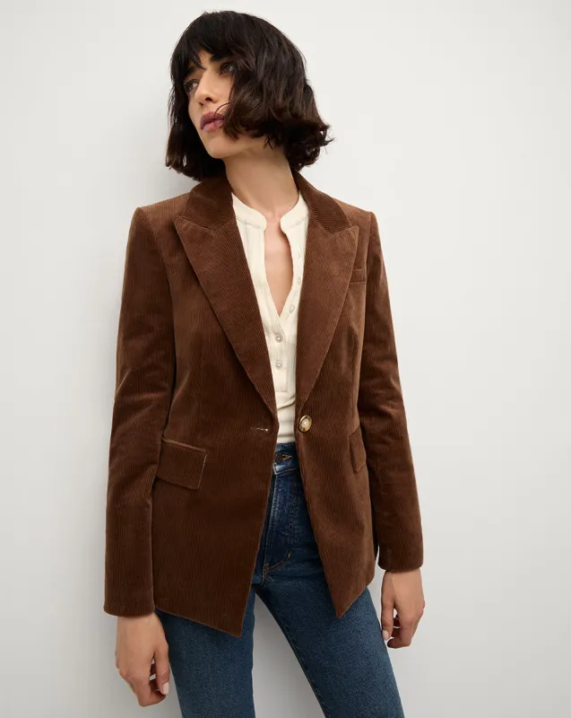 Reagan Corduroy Dickey Jacket made by Veronica Beard