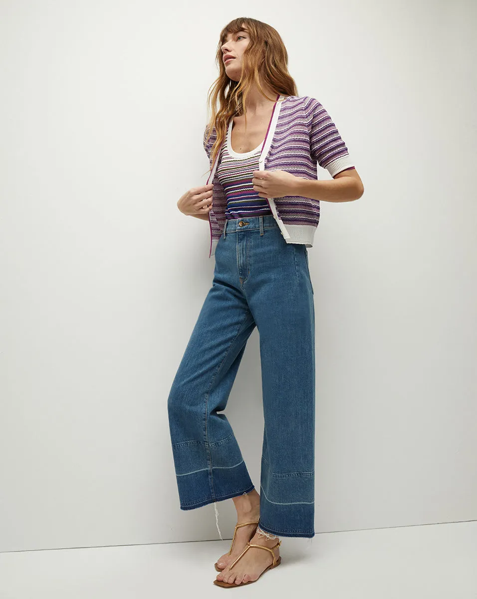 Grant Released Hem Cropped Wide-Leg Jean sold by Ulla Johnson product image thumbnail 5
