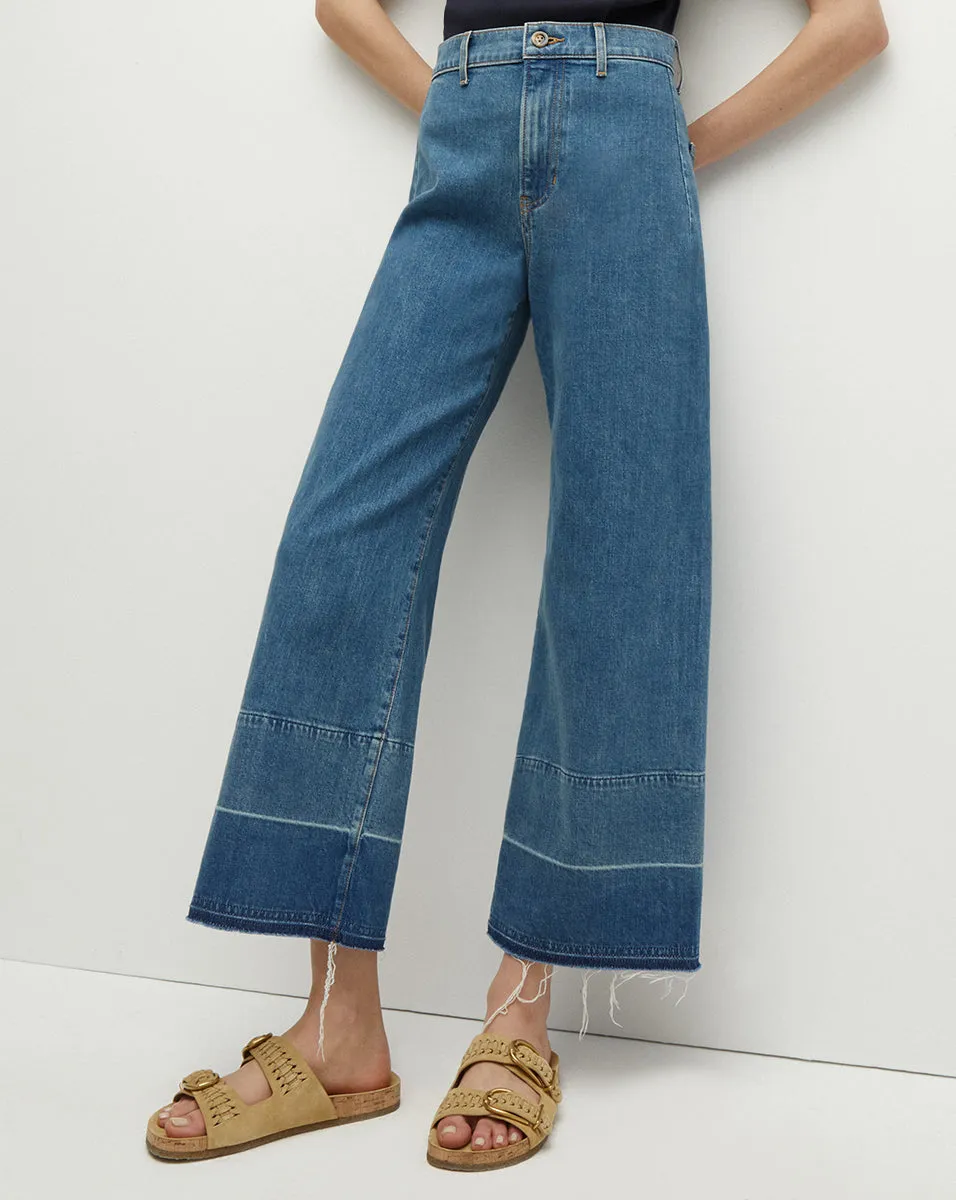 Grant Released Hem Cropped Wide-Leg Jean sold by Ulla Johnson product image thumbnail 3