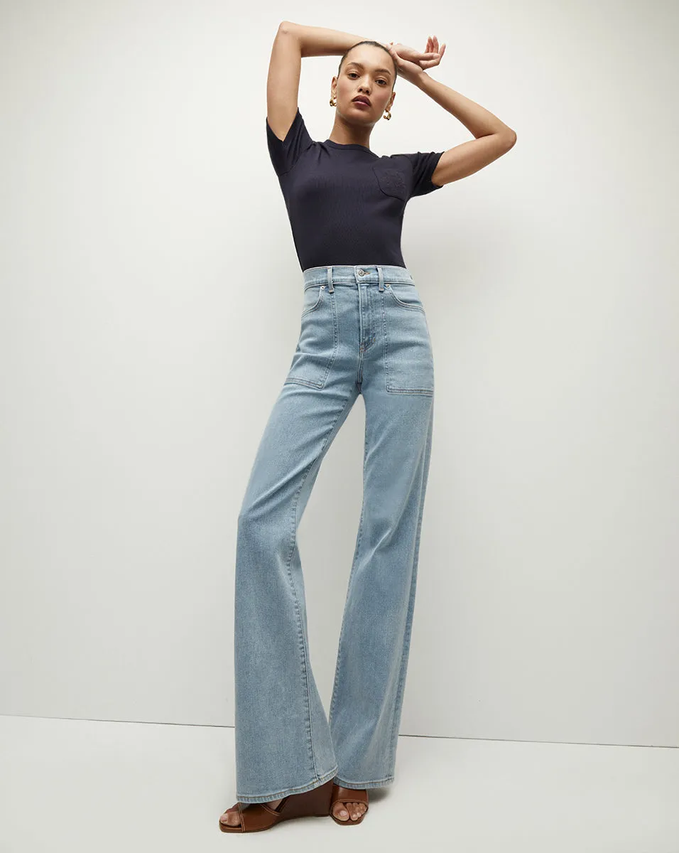 Crosbie Slim Wide Leg | Patch Pockets sold by Ulla Johnson