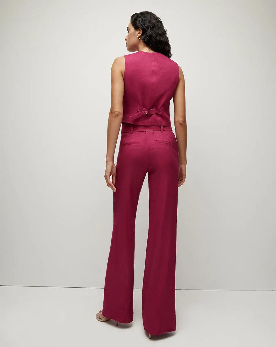 Bennett Twill-Linen Vest sold by Ulla Johnson product image thumbnail 5