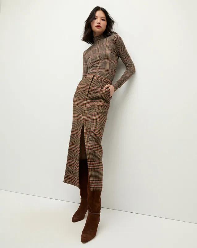 Maxine Plaid Maxi Skirt sold by Ulla Johnson