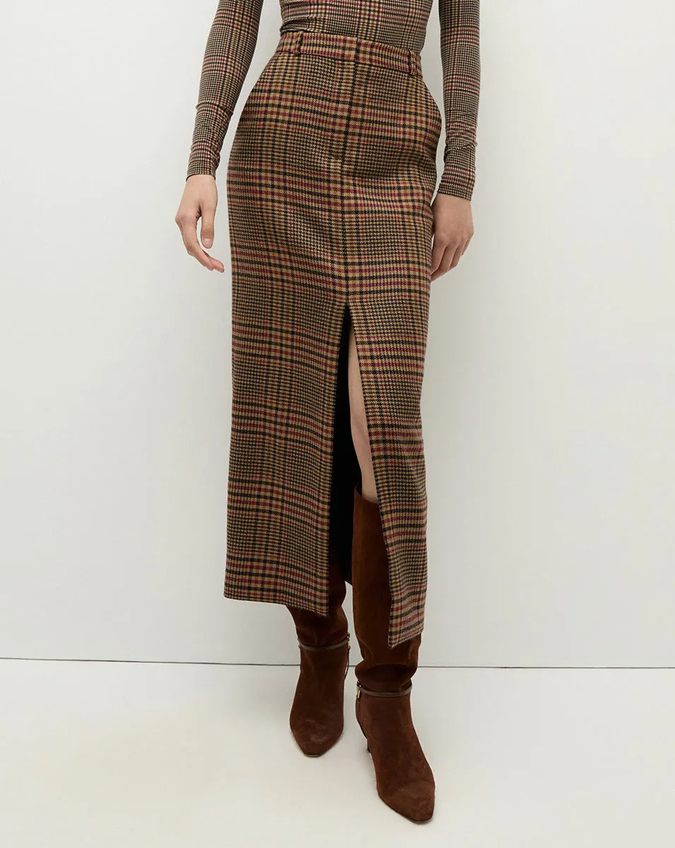 Maxine Plaid Maxi Skirt sold by Ulla Johnson product image thumbnail 2