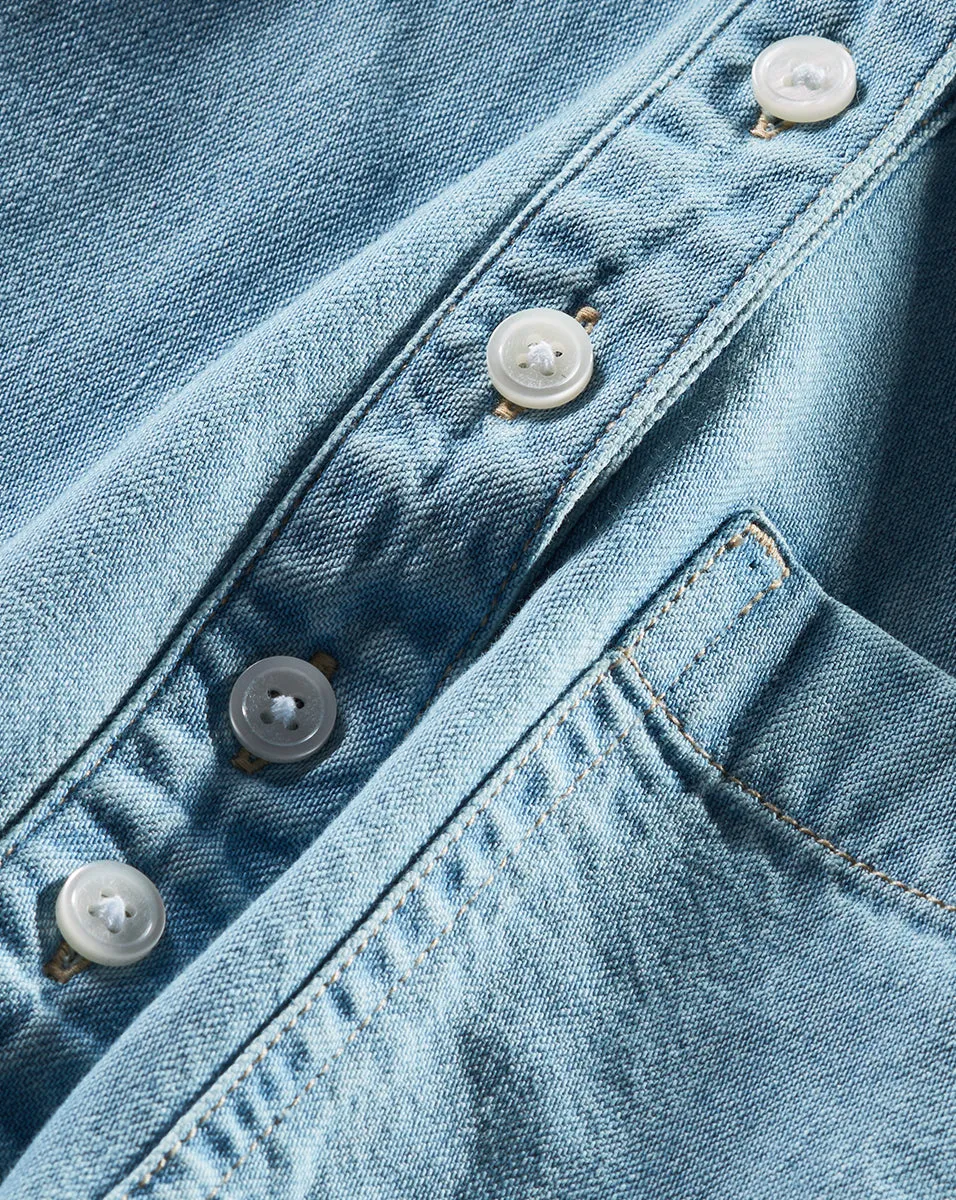 Almera Chambray Button-Down Top sold by Ulla Johnson product image thumbnail 2