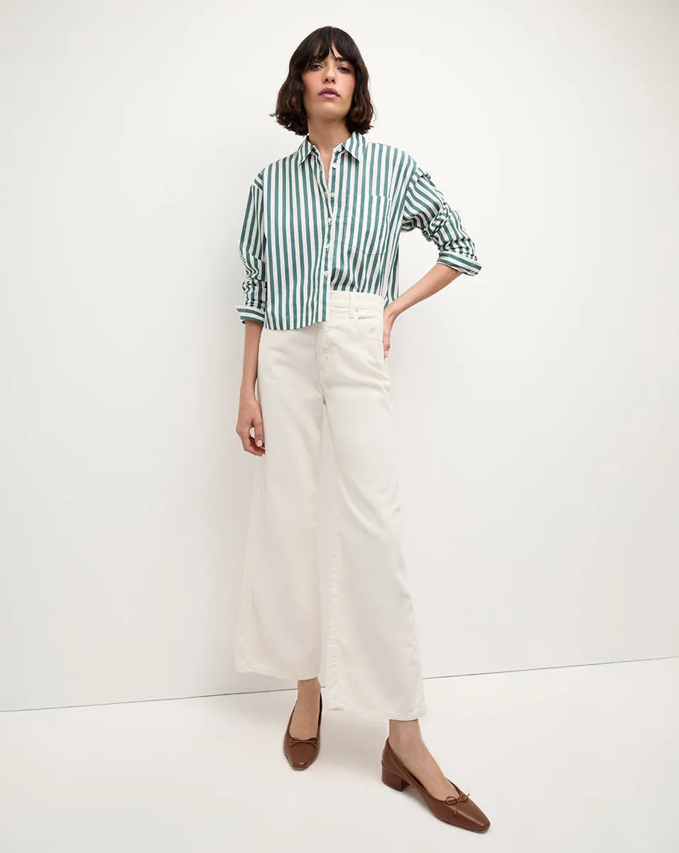 Taylor Corduroy Cropped Wide-Leg Pant sold by Ulla Johnson