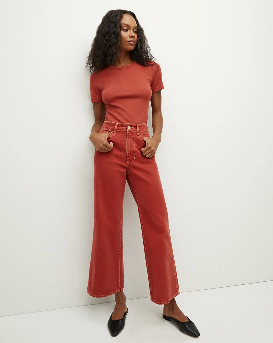 Pruitt Ribbed Tee sold by Ulla Johnson product image thumbnail 2