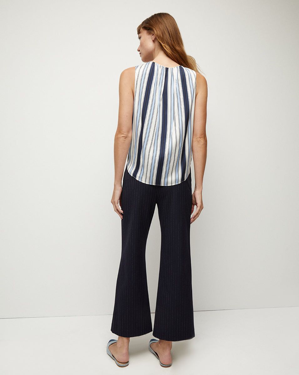 Rahi Striped Stretch-Silk Top sold by Ulla Johnson product image thumbnail 4