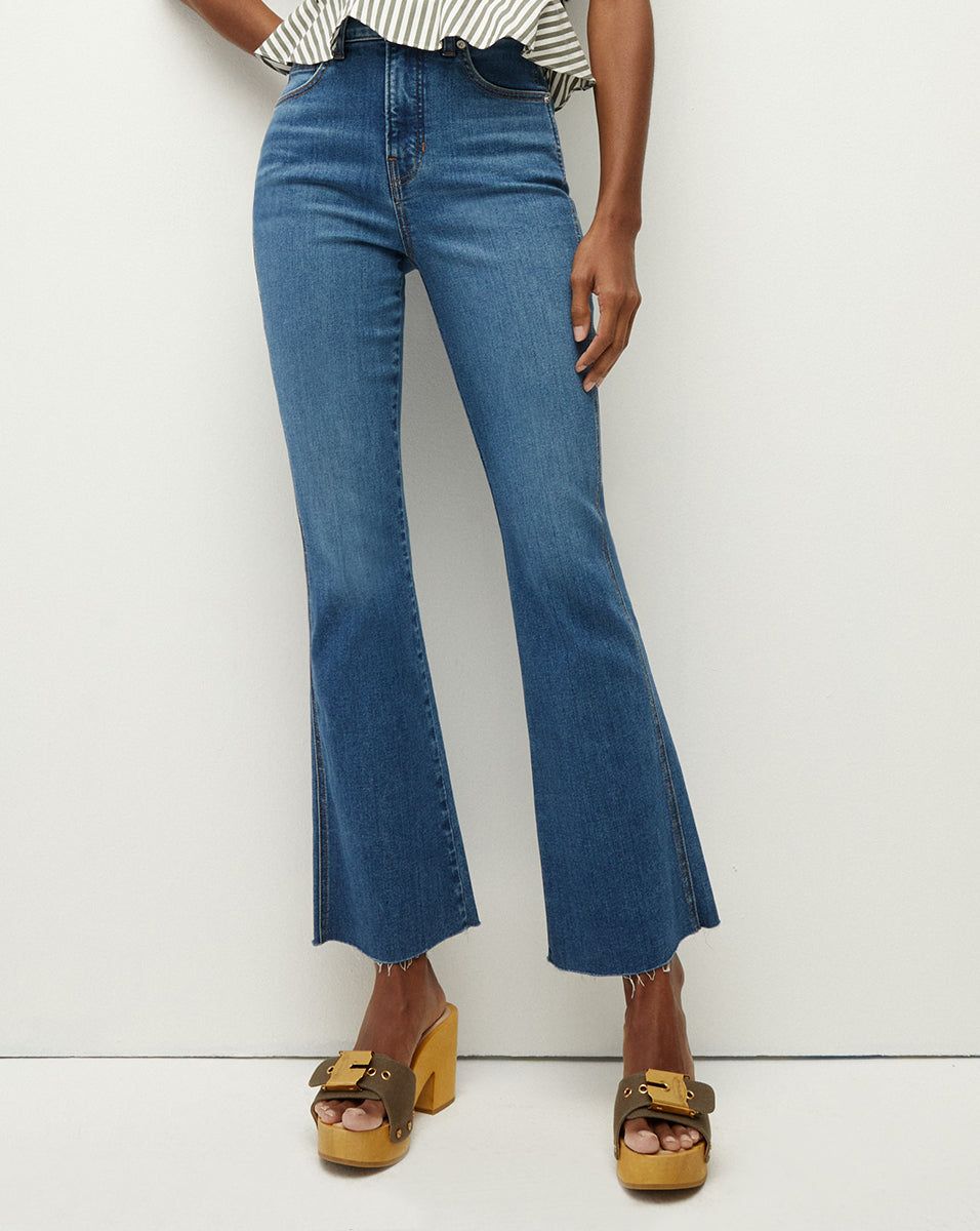 Carson Kick-Flare Jean | Raw Hem | Extended sold by Ulla Johnson product image thumbnail 2