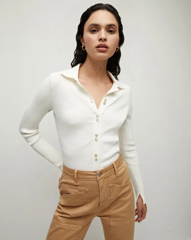 Aviva Ribbed Cardigan sold by Ulla Johnson