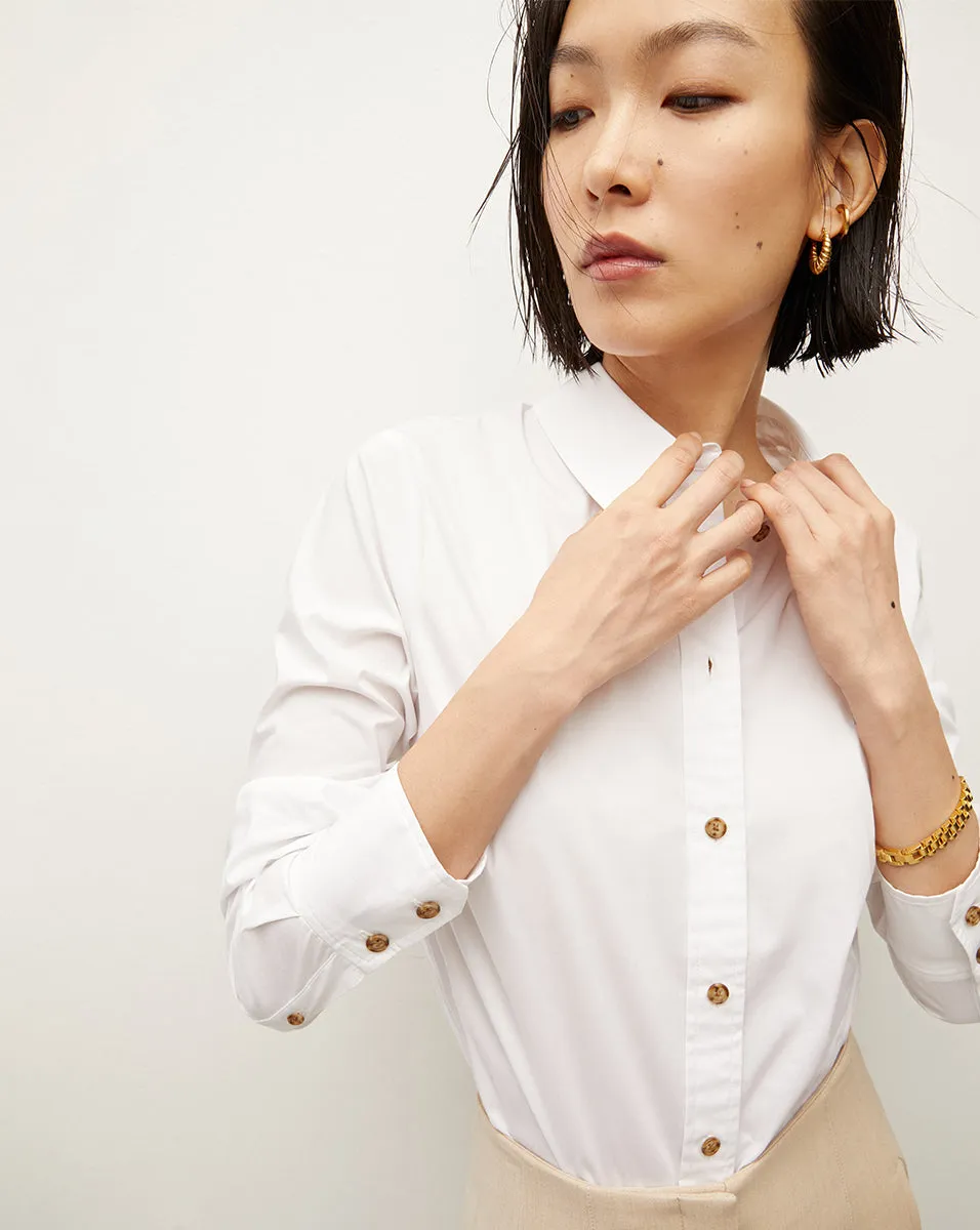 Libby Poplin Button-Down Shirt sold by Ulla Johnson product image thumbnail 3