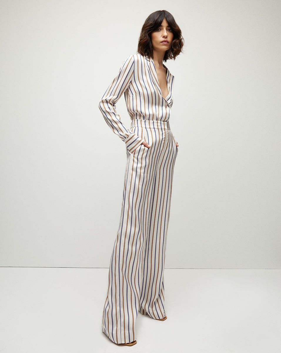 Grigore Silk-Twill Pant sold by Ulla Johnson