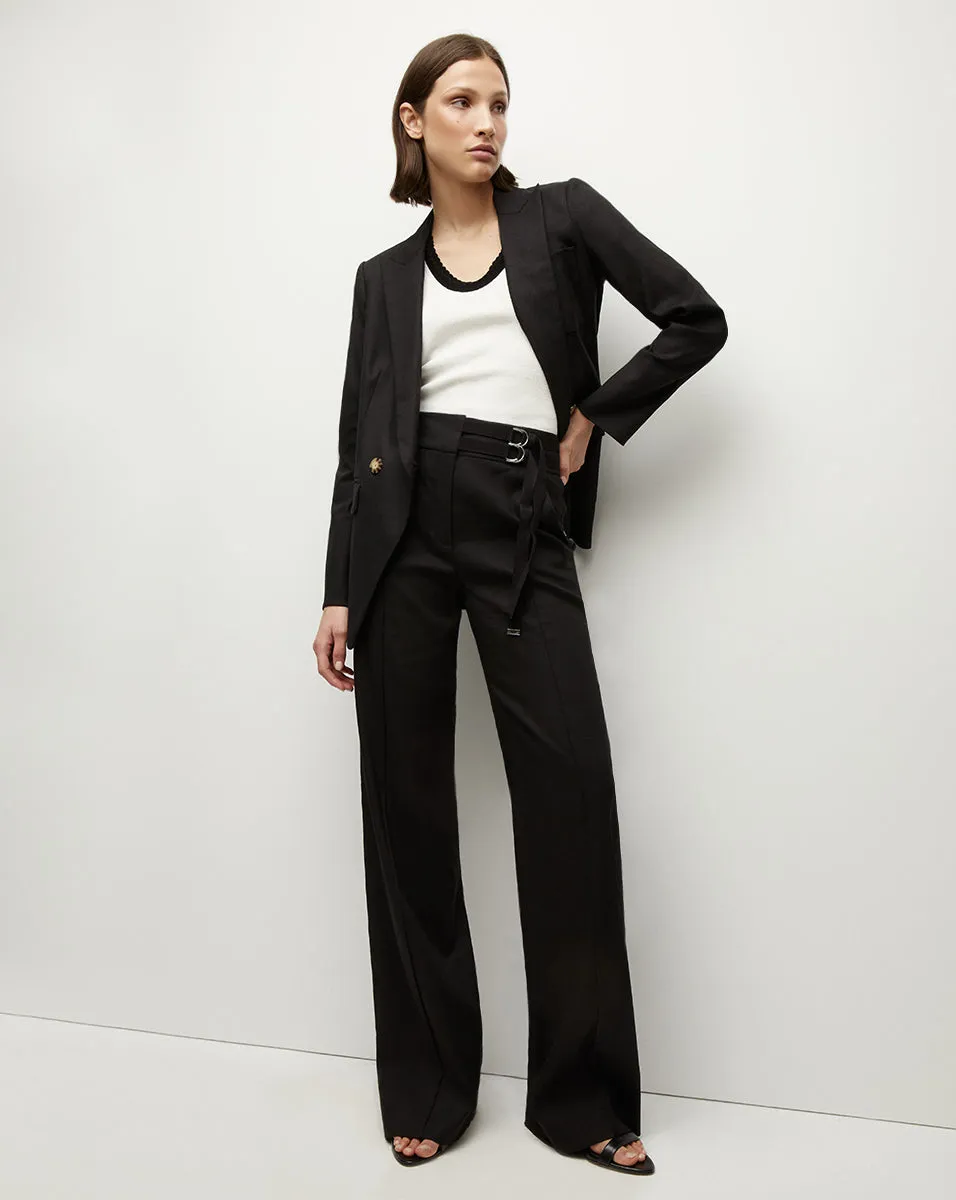 Didion Stretch-Linen Jacket sold by Ulla Johnson product image thumbnail 3