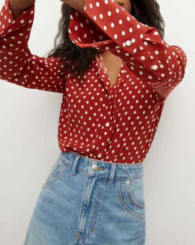 Monique Polka-Dot Shirt sold by Ulla Johnson