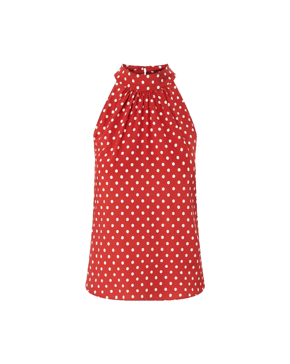Kovi Polka-Dot Halter Top sold by Ulla Johnson product image thumbnail 5