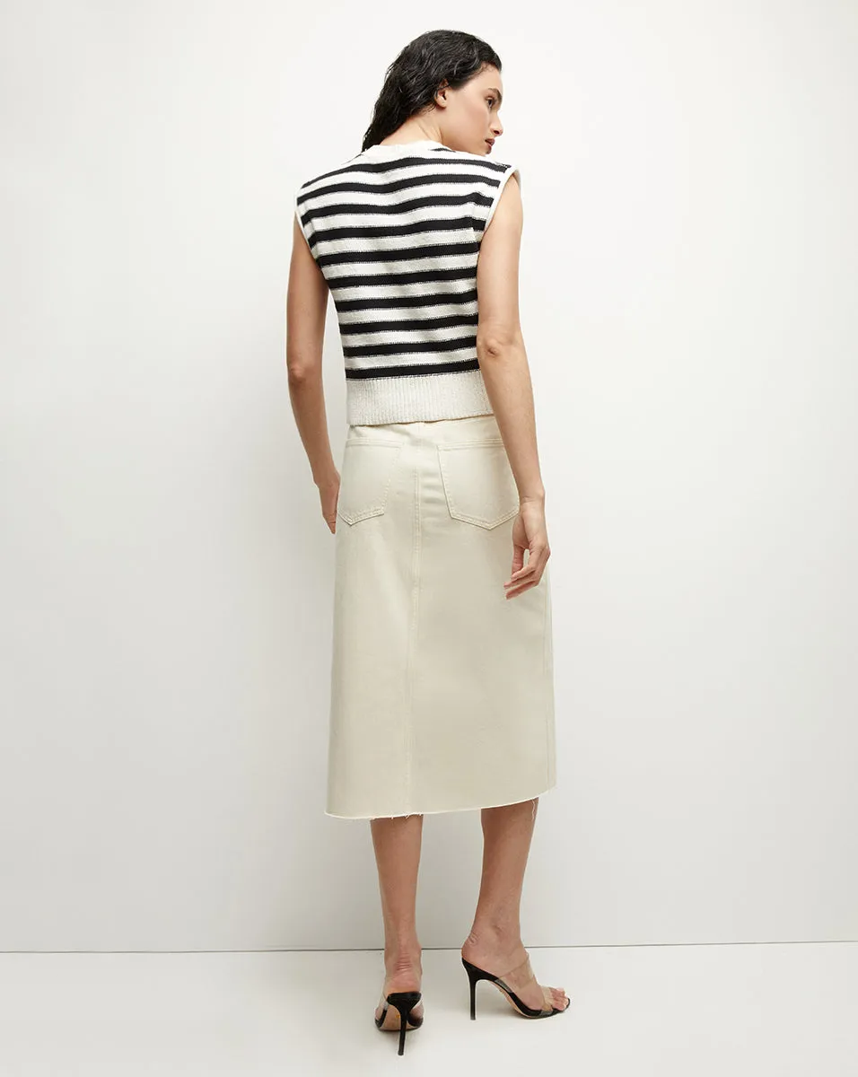 Victoria Denim Skirt sold by Ulla Johnson product image thumbnail 4