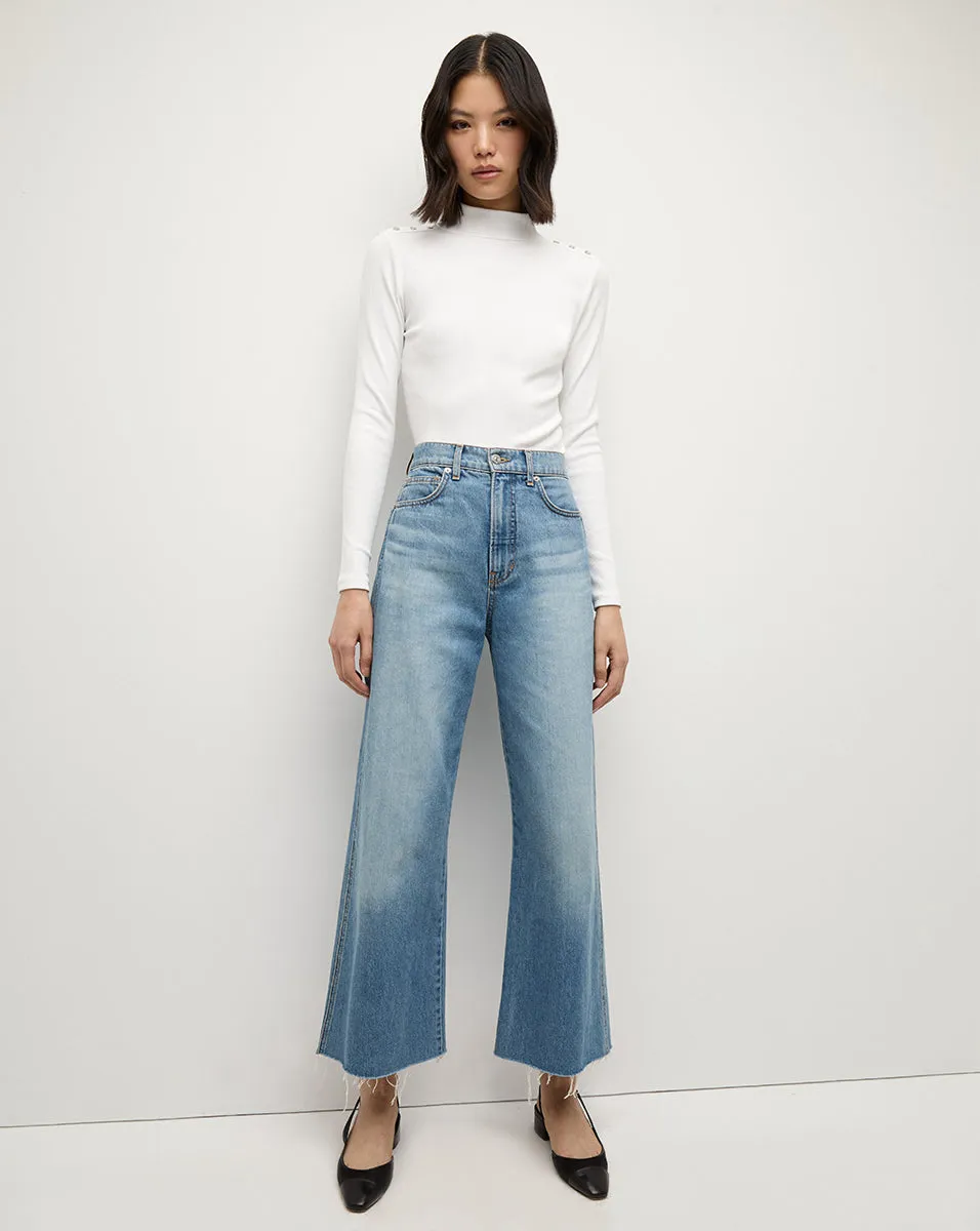 Nate Mockneck Top With Buttons sold by Ulla Johnson product image thumbnail 2