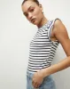 Dree Striped Muscle Tee sold by Ulla Johnson