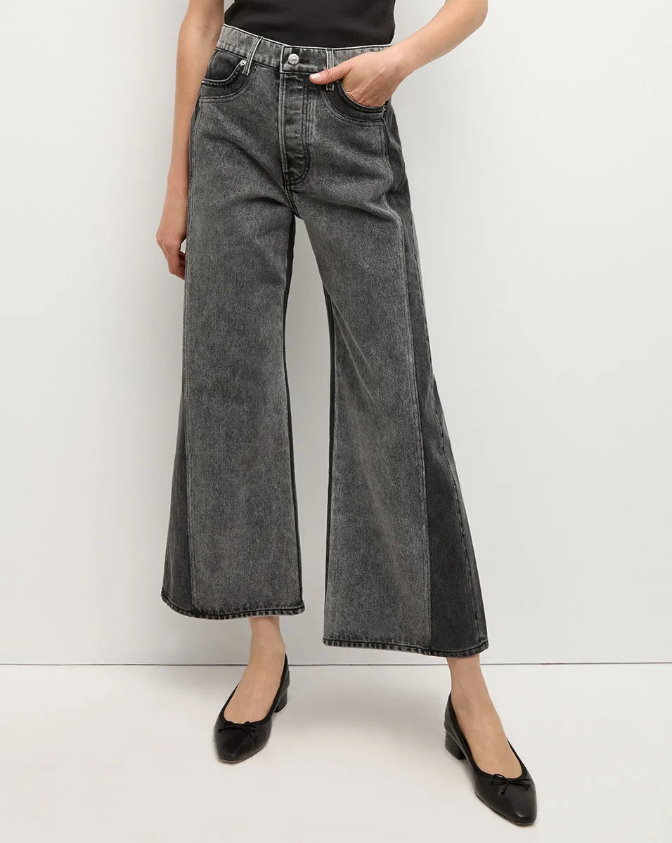 Taylor Two-Tone Cropped Wide-Leg Jean sold by Ulla Johnson product image thumbnail 2