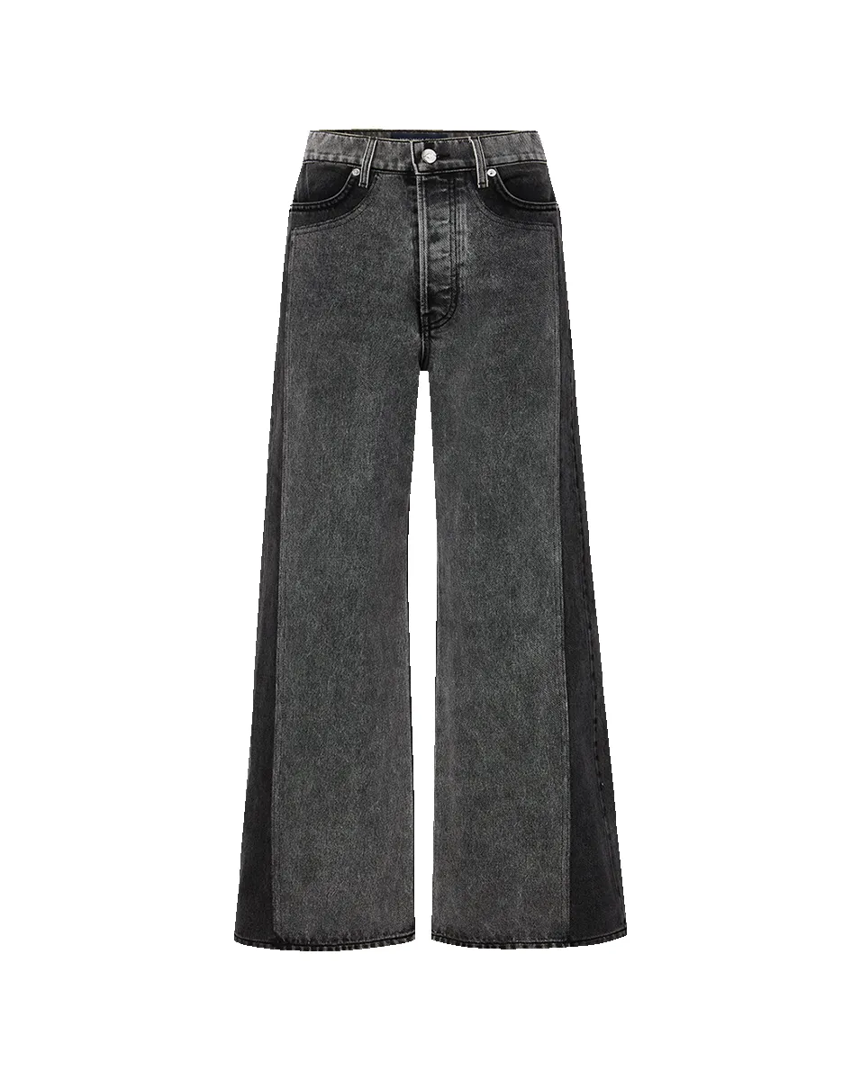 Taylor Two-Tone Cropped Wide-Leg Jean sold by Ulla Johnson product image thumbnail 5