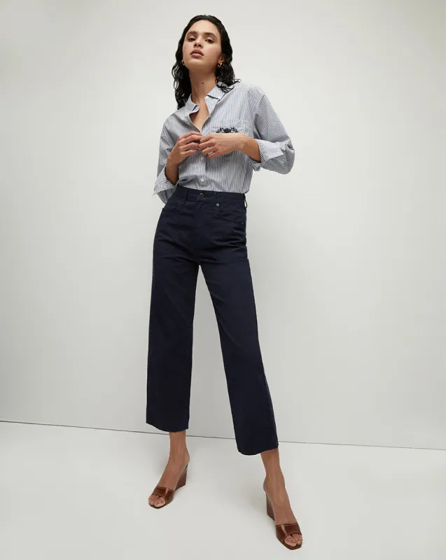 Crosbie Cropped Wide-Leg Pant sold by Ulla Johnson