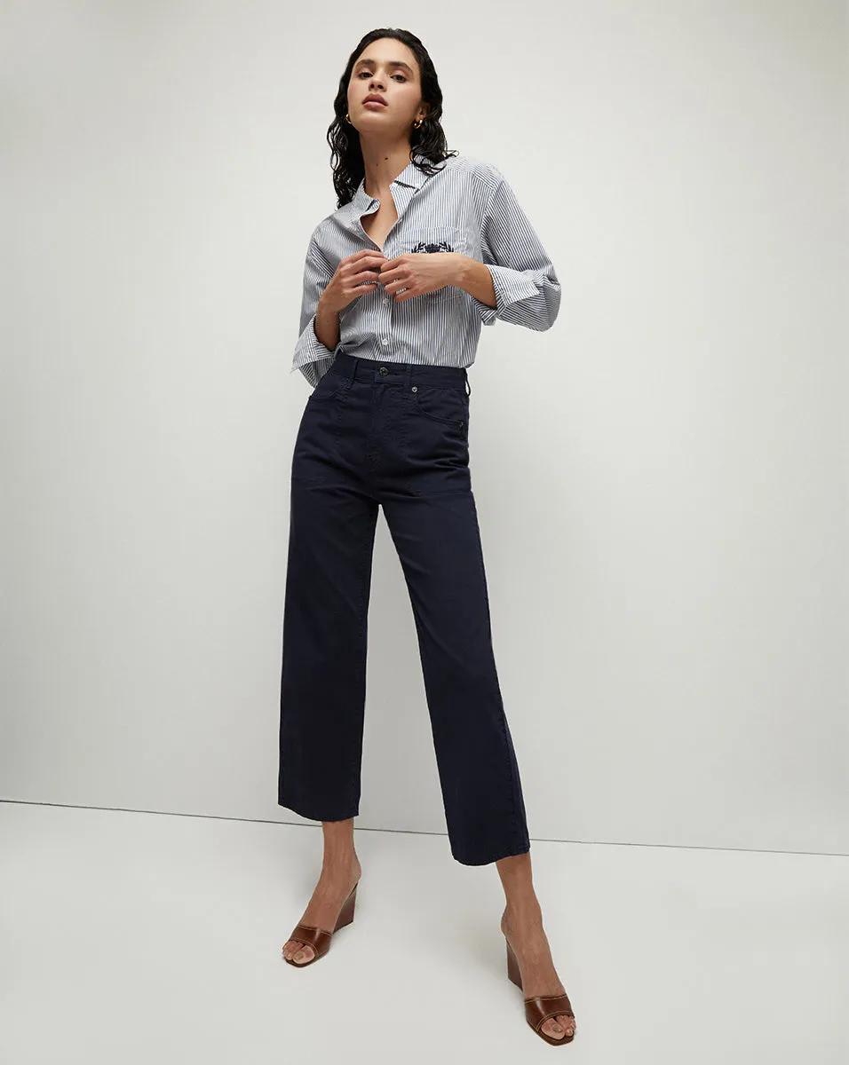 Crosbie Cropped Wide-Leg Pant sold by Ulla Johnson
