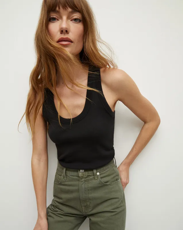 Birke Scoopneck Tank Top sold by Ulla Johnson