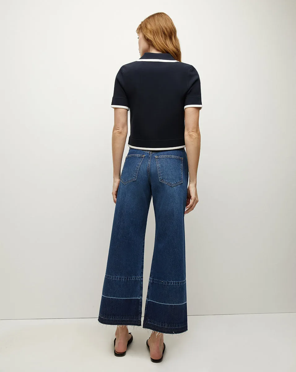Taylor Released Hem Cropped Wide-Leg Jean sold by Ulla Johnson product image thumbnail 3