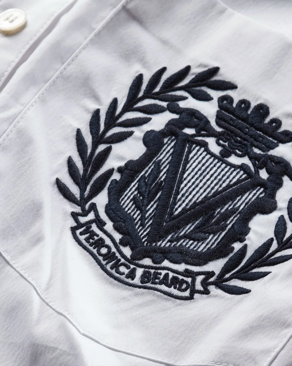 Lloyd Button-Down Top | Logo Crest sold by Ulla Johnson product image thumbnail 2