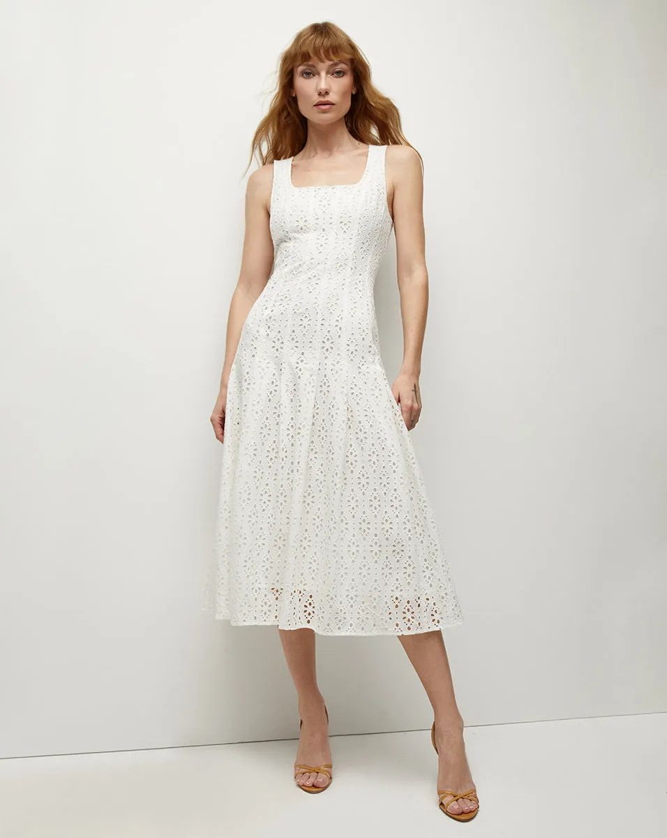 Jolie Cotton Eyelet Dress sold by Ulla Johnson product image thumbnail 3