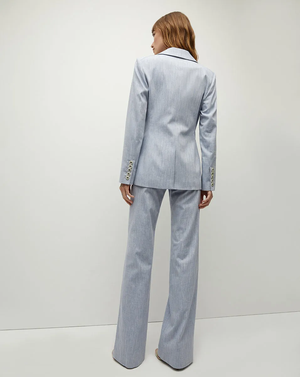 Gaya Metallic Pinstripe Dickey Jacket sold by Ulla Johnson product image thumbnail 4