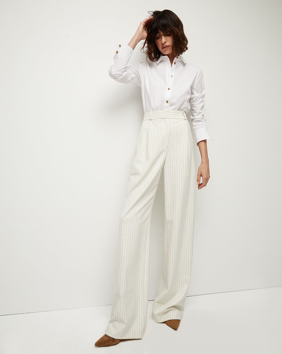Heyser Pinstriped Pant sold by Ulla Johnson product image thumbnail 4