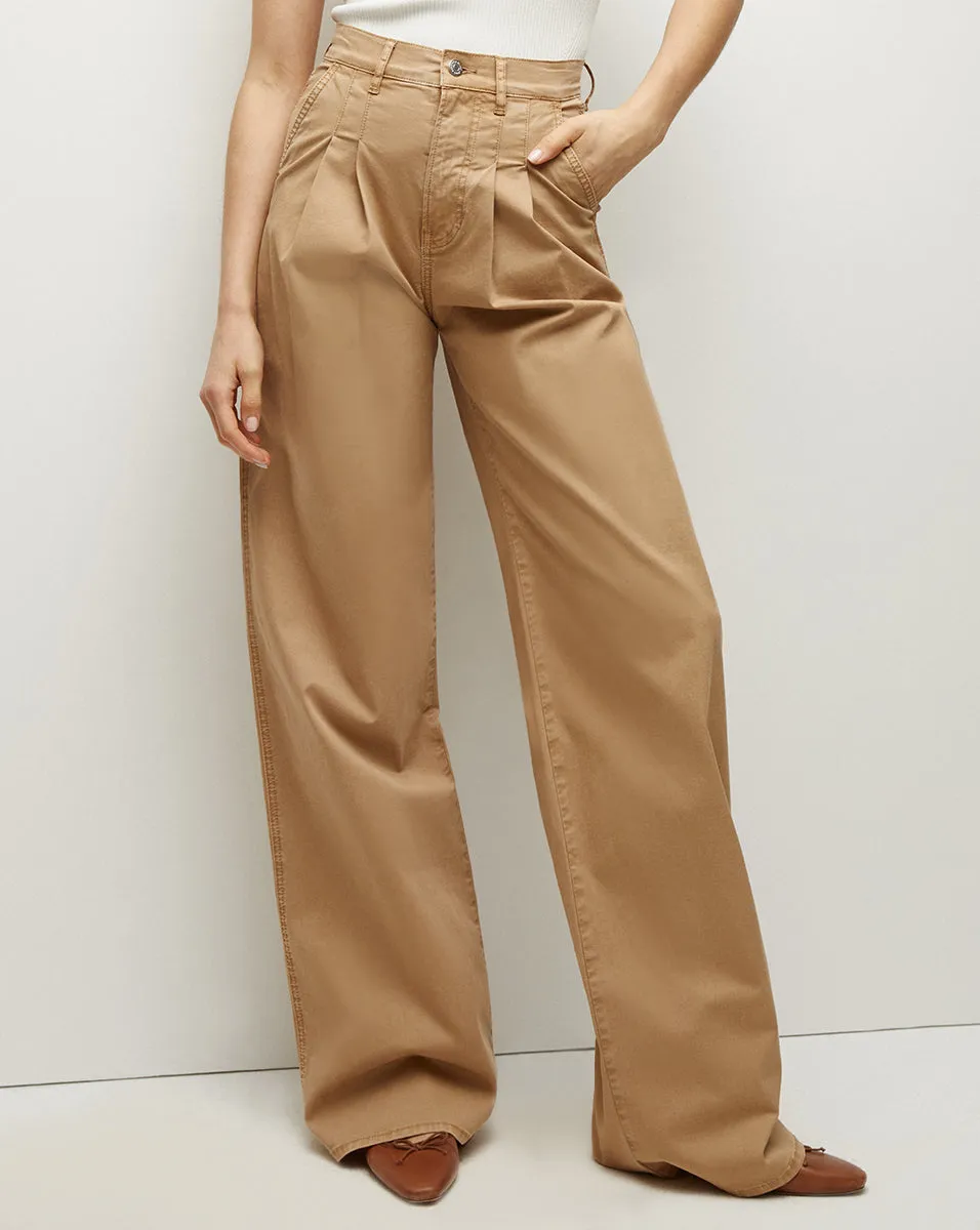 Mia Wide-Leg Pleated Pant sold by Ulla Johnson product image thumbnail 2