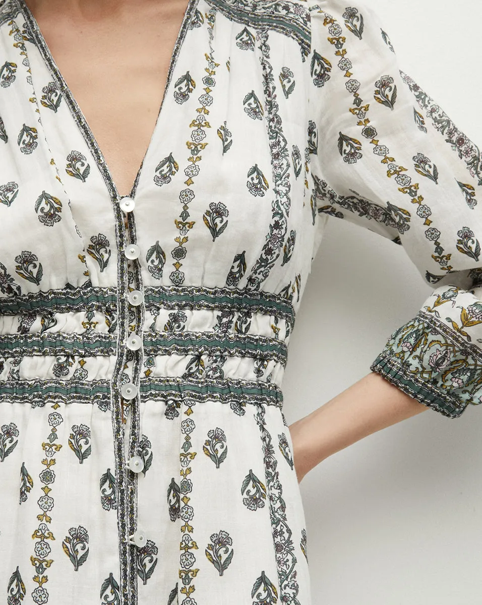 Castella Floral Dress sold by Ulla Johnson product image thumbnail 4