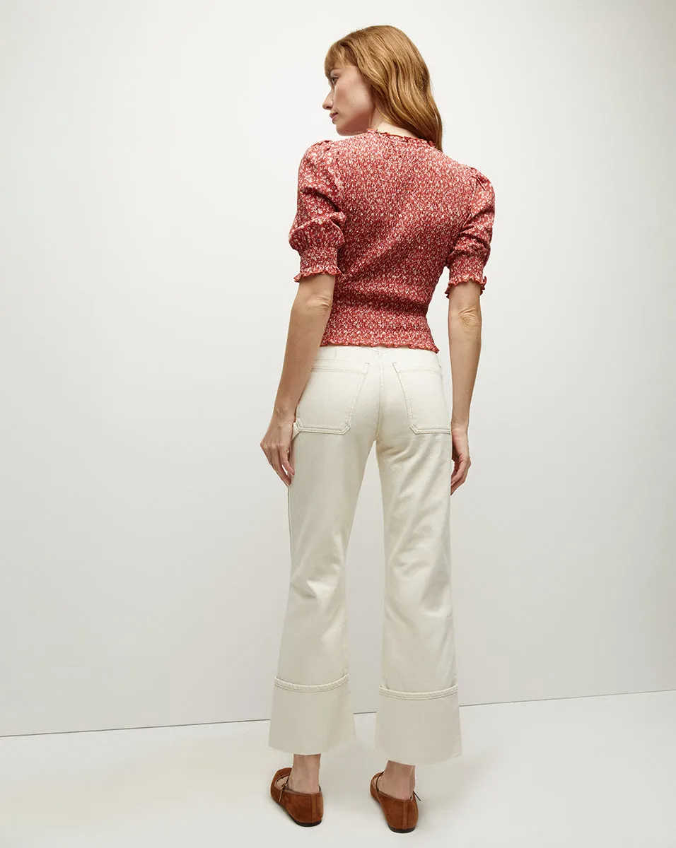 Langston Smocked Top sold by Ulla Johnson product image thumbnail 4