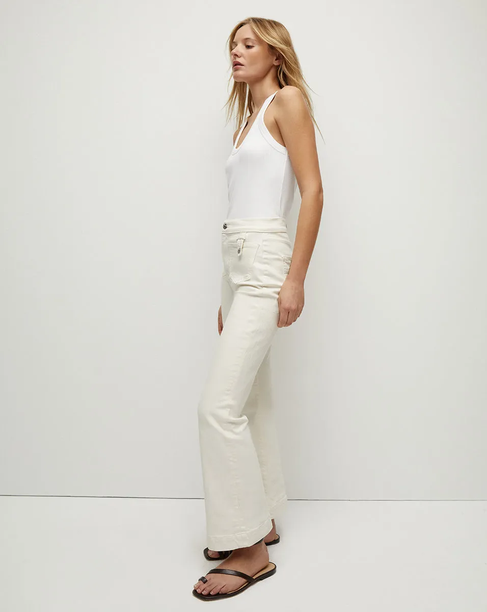 Carson Patch-Pocket Kick-Flare Jean sold by Ulla Johnson product image thumbnail 3