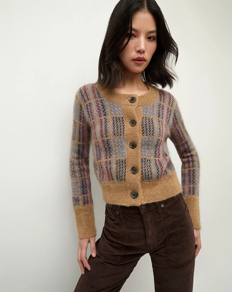 Jacira Plaid Cardigan sold by Ulla Johnson