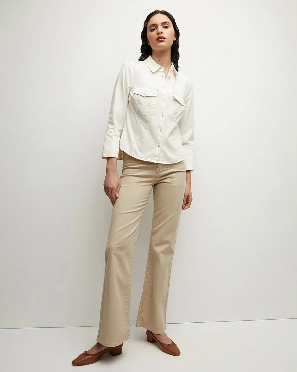 Tivi Denim Shirt sold by Ulla Johnson product image thumbnail 2