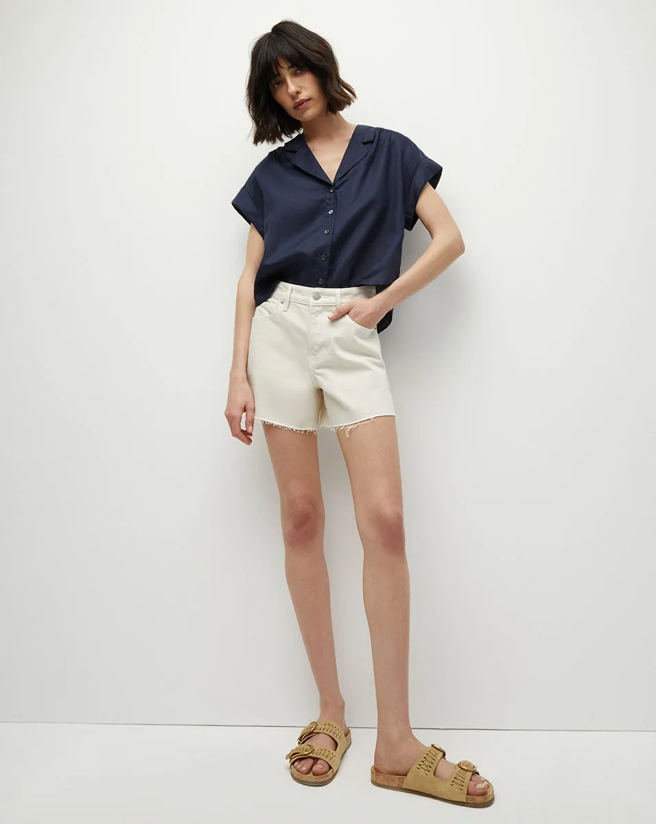 Kasa Linen Button-Down Top sold by Ulla Johnson product image thumbnail 3